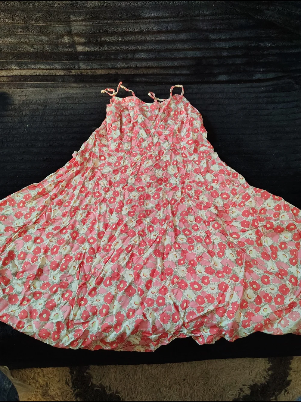 Old Navy Pink Floral Spaghetti-Strap Sundress